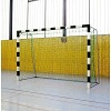 Sport-Thieme Handballtor in Bodenhülsen stehend mit anklappbaren Netzbügeln, 3x2 m