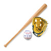 Sport-Thieme Baseball- & Teeball-Set „Junior“, Mit linkem Fanghandschuh