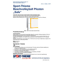 Sport-Thieme Beachvolleyballpfosten "Safe"