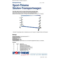 Sport-Thieme Transportwagen für Volleyball- und Recksäulen