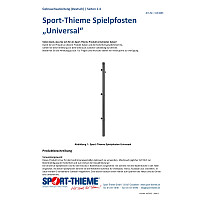 Sport-Thieme Spielpfosten "Universal"