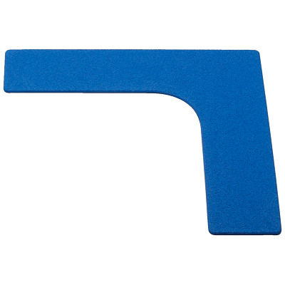 Bild von Sport-Thieme Bodenmarkierung, Blau, Ecke, 26 cm