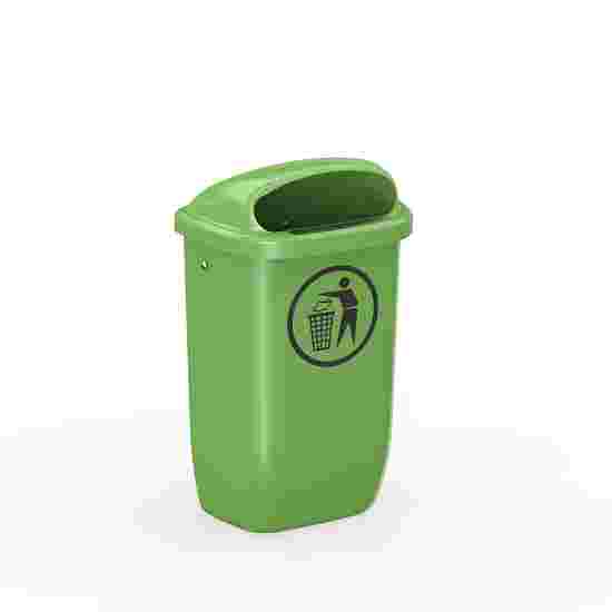 Abfallkorb nach DIN 30713 Standard, Grün