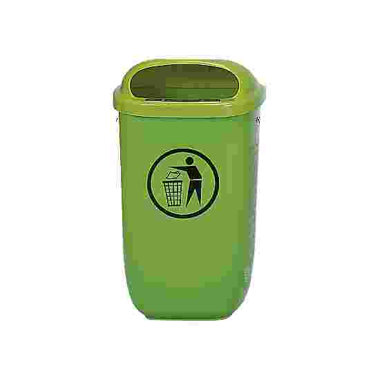 Abfallkorb nach DIN Standard, Grün
