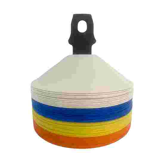 Circulr Markierungshauben-Set Je 10 Stück: Blau,Weiß, Orange, Gelb