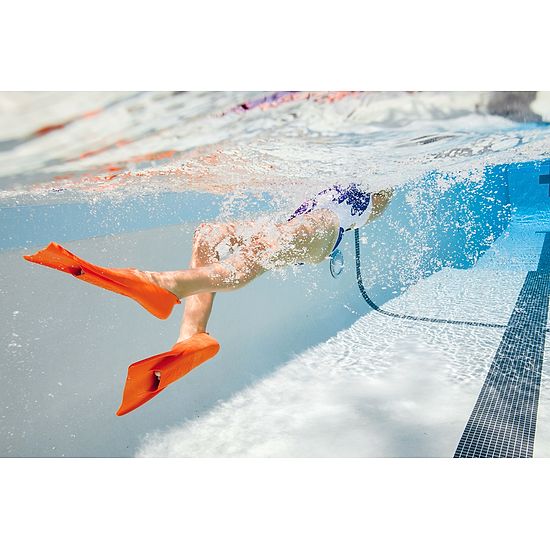 Finis Kinder-Schwimmflosse "Booster" 29-33, Orange