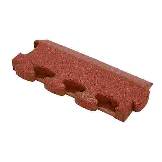 Gum-tech Randstück &quot;Abgeschrägt&quot; für Fallschutzplatten 6 cm, Rot