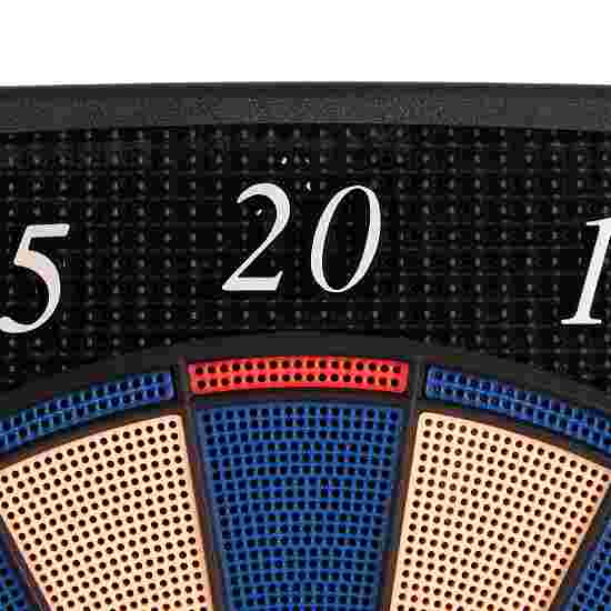 Kings Dart Elektronische Dartscheibe mit Luxus-Ausstattung Blau-Beige