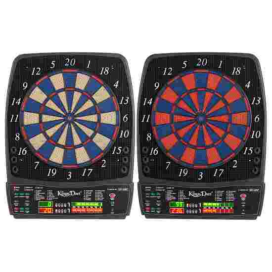 Kings Dart Elektronische Dartscheibe mit Luxus-Ausstattung Blau-Rot