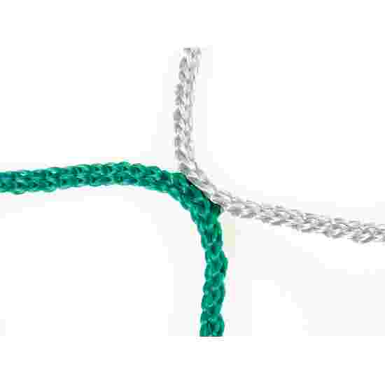 Knotenloses Herrenfußballtornetz 750x250 cm Grün-Weiß