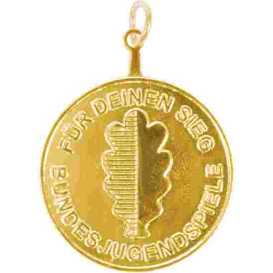 Medaille &quot;Bundesjugendspiele&quot;, ø 30 mm Gold