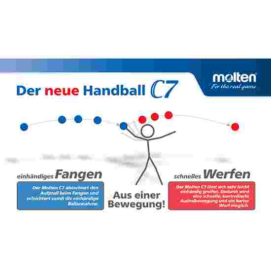 Molten Handball &quot;C7 - HC3500 Größe 2