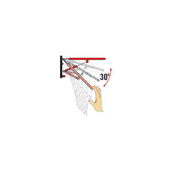 Sport-Thieme Basketballkorb &quot;Premium&quot;, abklappbar Abklappbar ab 45 kg, Ohne Anti-Whip Netz