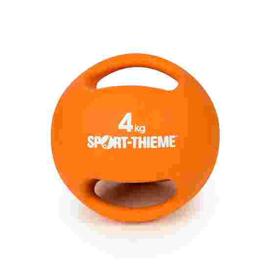 Sport-Thieme Medizinball &quot;Dual Grip&quot; 4 kg, Orange
