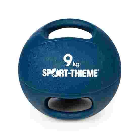 Sport-Thieme Medizinball &quot;Dual Grip&quot; 9 kg, Dunkelblau