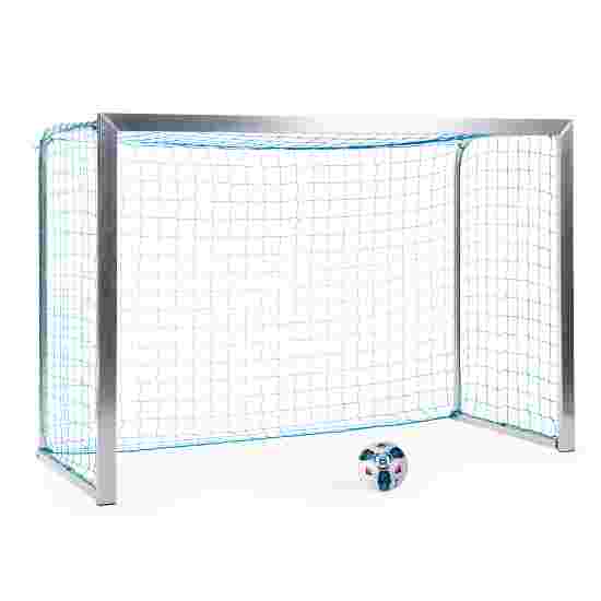 Sport-Thieme Mini-Fußballtor &quot;Training&quot; mit anklappbaren Netzbügeln 2,40x1,60 m, Tortiefe 1,00 m, Inkl. Netz, blau (MW 4,5 cm)