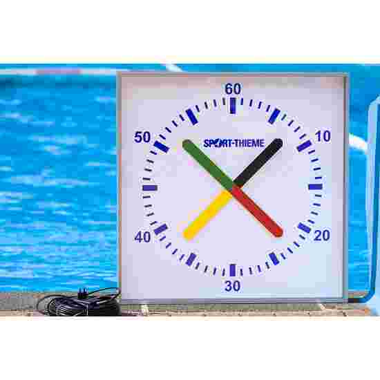 Sport-Thieme Schwimmbad-Trainingsuhr &quot;Prima Super&quot; 90x90 cm, Wandmodell