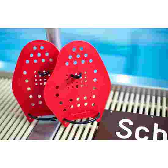 Sport-Thieme Schwimmpaddles Größe L, 23x19 cm, Rot