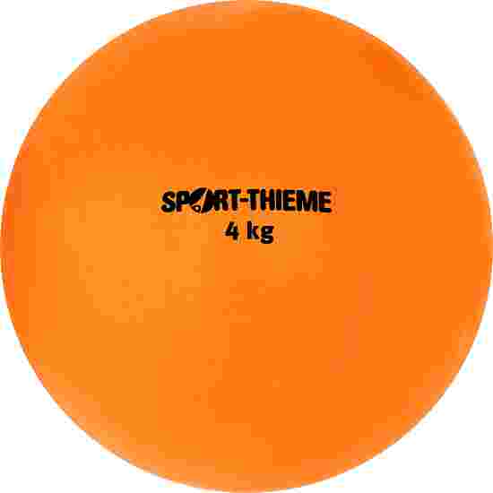 Sport-Thieme Stoßkugel aus Kunststoff 4 kg, Orange, ø 134 mm