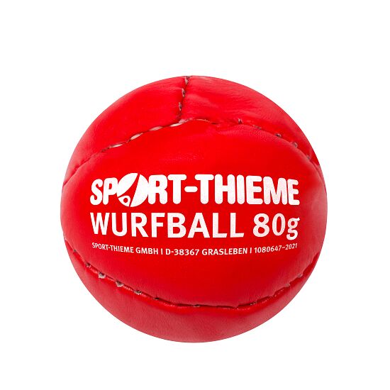 5er PAK  Schlagball/ Wurfball aus Leder 80g  "NEW" 