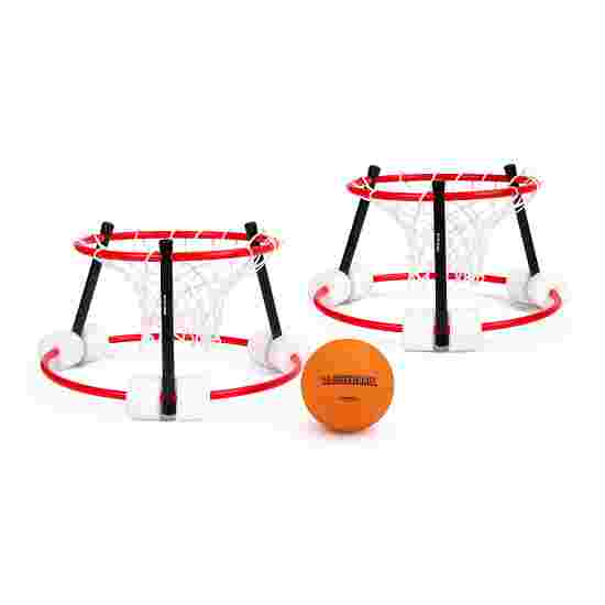 Wasserbasketball-Korb mit Ball