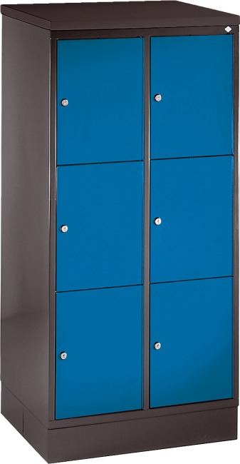 Schließfachschrank "S 4000 Intro" mit 6 Fächern