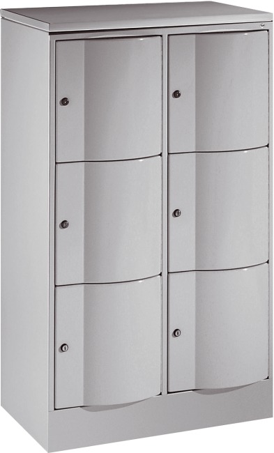 Schließfachschrank „S 5000 Resisto“ mit 6 Fächern