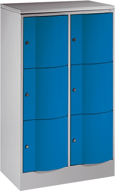 Schließfachschrank „S 5000 Resisto“ mit 6 Fächern