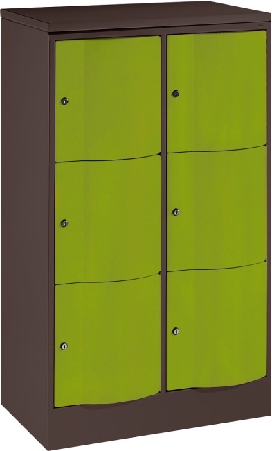 Schließfachschrank „S 5000 Resisto“ mit 6 Fächern