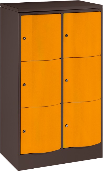 Schließfachschrank „S 5000 Resisto“ mit 6 Fächern