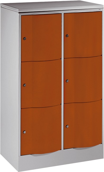 Schließfachschrank „S 5000 Resisto“ mit 6 Fächern