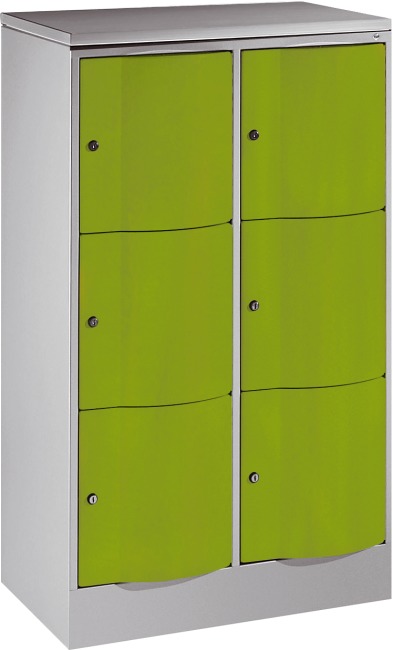 Schließfachschrank „S 5000 Resisto“ mit 6 Fächern