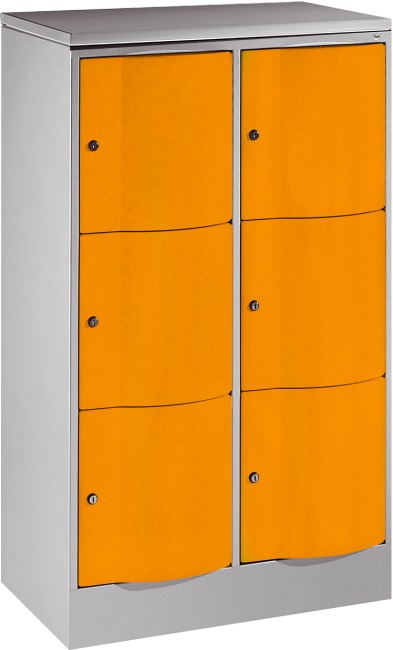 Schließfachschrank „S 5000 Resisto“ mit 6 Fächern