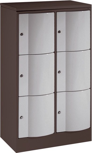 Schließfachschrank „S 5000 Resisto“ mit 6 Fächern