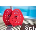 Sport-Thieme Schwimmpaddles Größe L, 23x19 cm, Rot