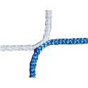 Knotenloses Jugendfußballtornetz 515x205 cm Blau-Weiß