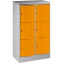 Schließfachschrank „S 5000 Resisto“ mit 6 Fächern
