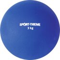 Sport-Thieme Trainings-Stoßkugel "Kunststoff" 3 kg, Blau, ø 121 mm
