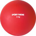 Sport-Thieme Stoßkugel aus Kunststoff 6 kg, Rot ø 140 mm