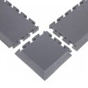 Ecotile Rand-/Eckstücke Eckstück, Dunkelgrau, 7 mm