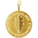 Medaille "Bundesjugendspiele", ø 30 mm Gold