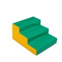 Sport-Thieme Bauelement "Treppe" für Schaumstoffbausteine 3-stufig, 60x60x30 cm       
