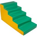 Sport-Thieme Bauelement "Treppe" für Schaumstoffbausteine 5-stufig, 120x60x60 cm