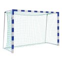 Sport-Thieme Handballtor frei stehend, 3x2 m Blau-Silber, Verschraubte Eckverbindungen, Verschraubte Eckverbindungen, Blau-Silber