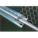Fußballtor-Kippsicherung Ovalprofil 120x100 mm