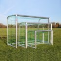 Sport-Thieme Mini-Fußballtor "Professional" Inkl. Netz, grün (MW 10 cm), 1,20x0,80 m, Tortiefe 0,70 m