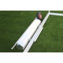 Fußballtor-Kippsicherung fahrbar Bodenrahmen, Ovalprofil 120x100 mm