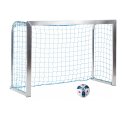 Sport-Thieme Mini-Fußballtor "Training" mit anklappbaren Netzbügeln 1,80x1,20 m, Tortiefe 0,70 m, Inkl. Netz, blau (MW 10 cm)