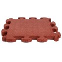 Gum-tech Fallschutzplatte "Puzzle mat 3D" 6 cm, Rot