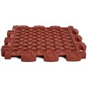 Gum-tech Fallschutzplatte "Puzzle mat 3D" 6 cm, Rot